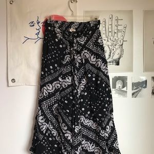 Boho flowy wrap pants